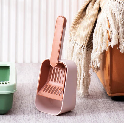 Cat Litter Scoop and Dustpan Combo - Easy Waste Disposal - {{product.type}} - PawPawUp