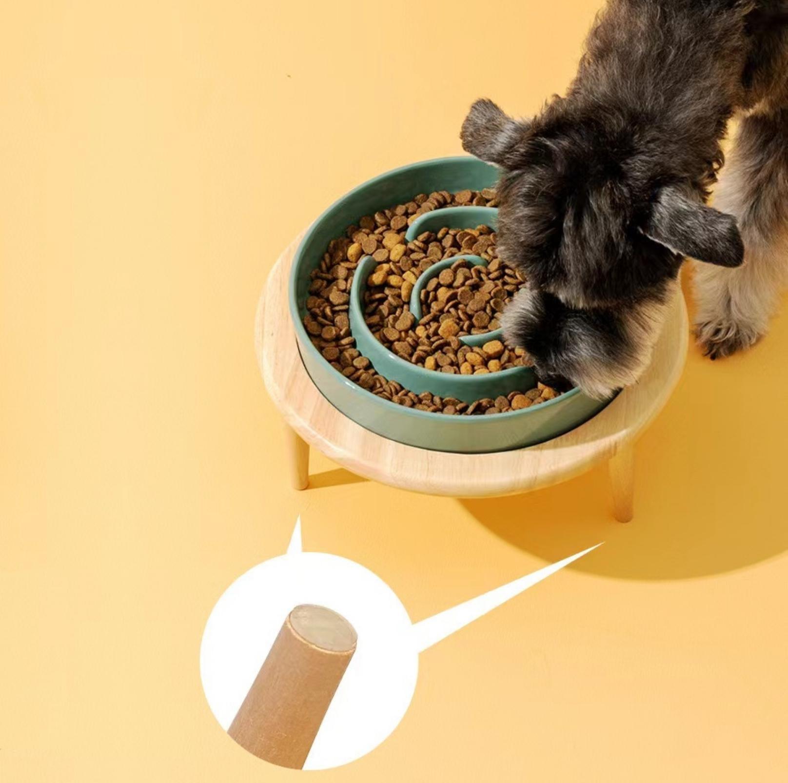 Ceramic Slow Feeder Pet Bowl for Dogs and Cats - {{product.type}} - PawPawUp