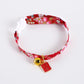 Chinese Style Adjustable Pet Collar with Engraved Pendants and Prints - {{product.type}} - PawPawUp