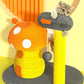 Colourful Mushroom Cat Scratching Post Small Cat Tree - {{product.type}} - PawPawUp