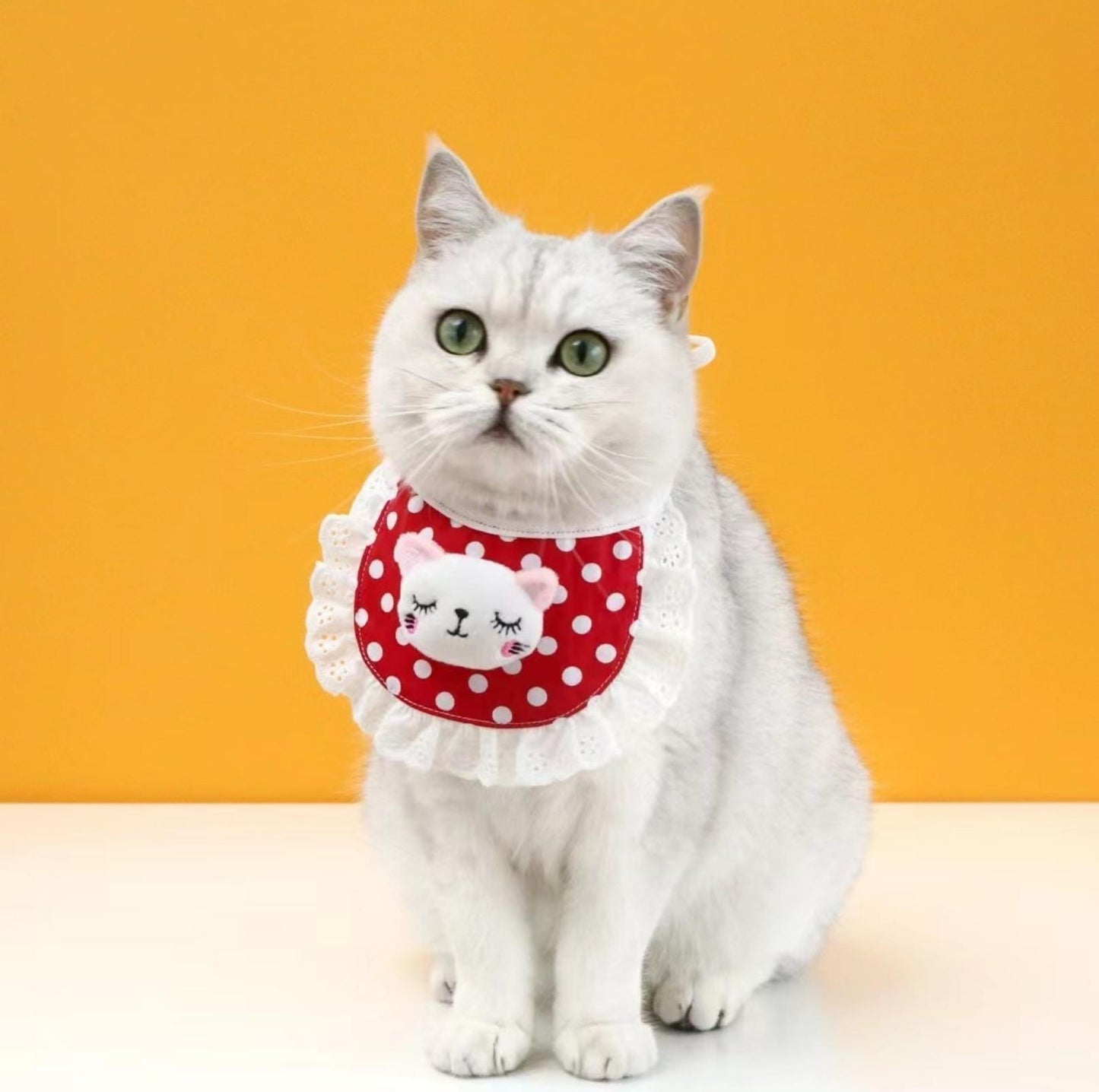 Cute Adjustable Cotton Pet Bibs In Multiple Designs - {{product.type}} - PawPawUp