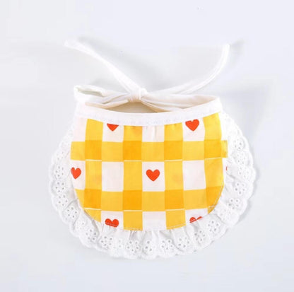 Cute Adjustable Cotton Pet Bibs In Multiple Designs - {{product.type}} - PawPawUp