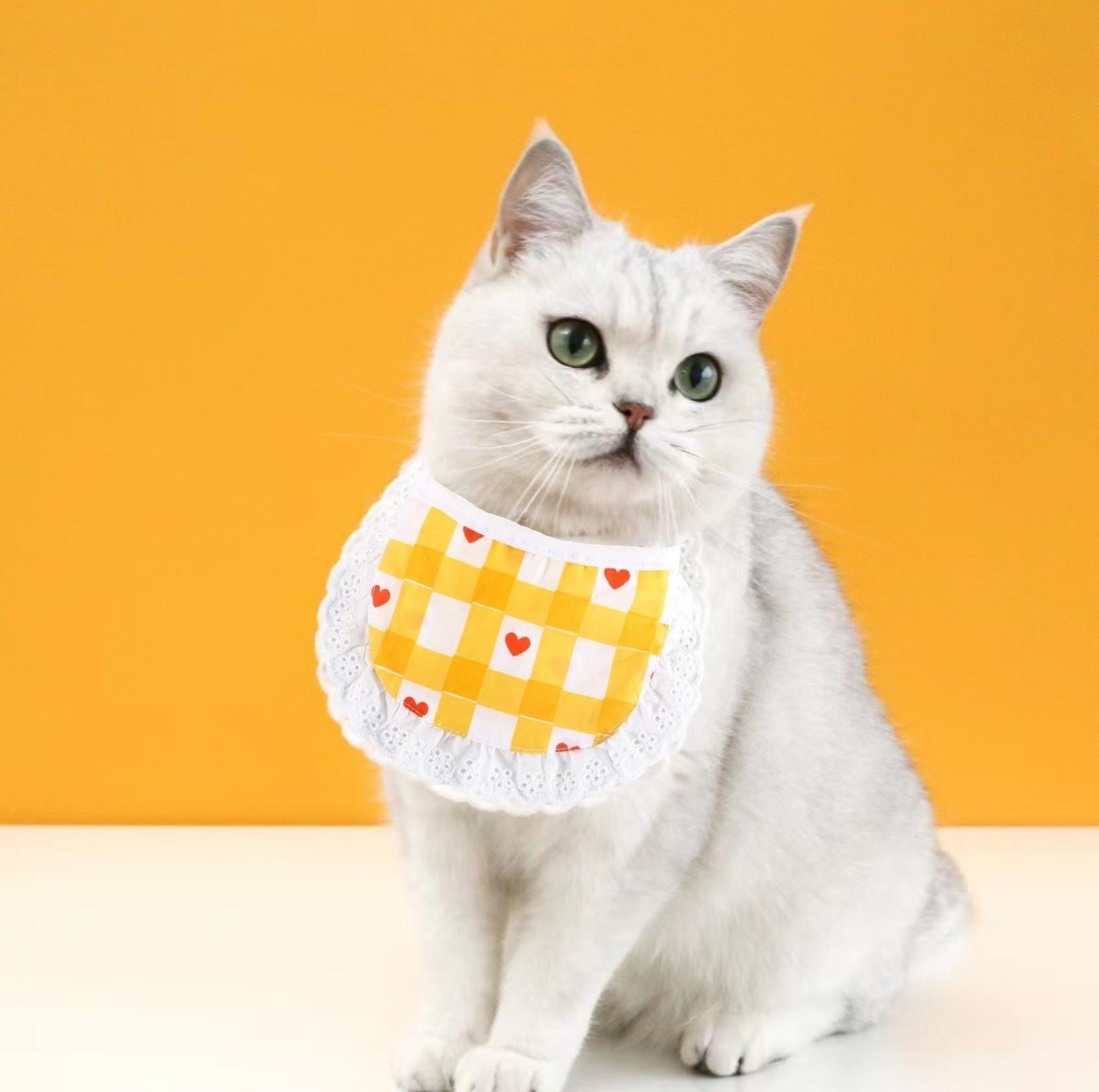 Cute Adjustable Cotton Pet Bibs In Multiple Designs - {{product.type}} - PawPawUp