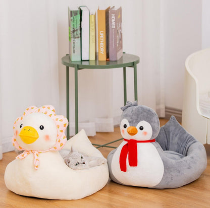 Cute Animal Collection Cat Bed Dog Bed - {{product.type}} - PawPawUp