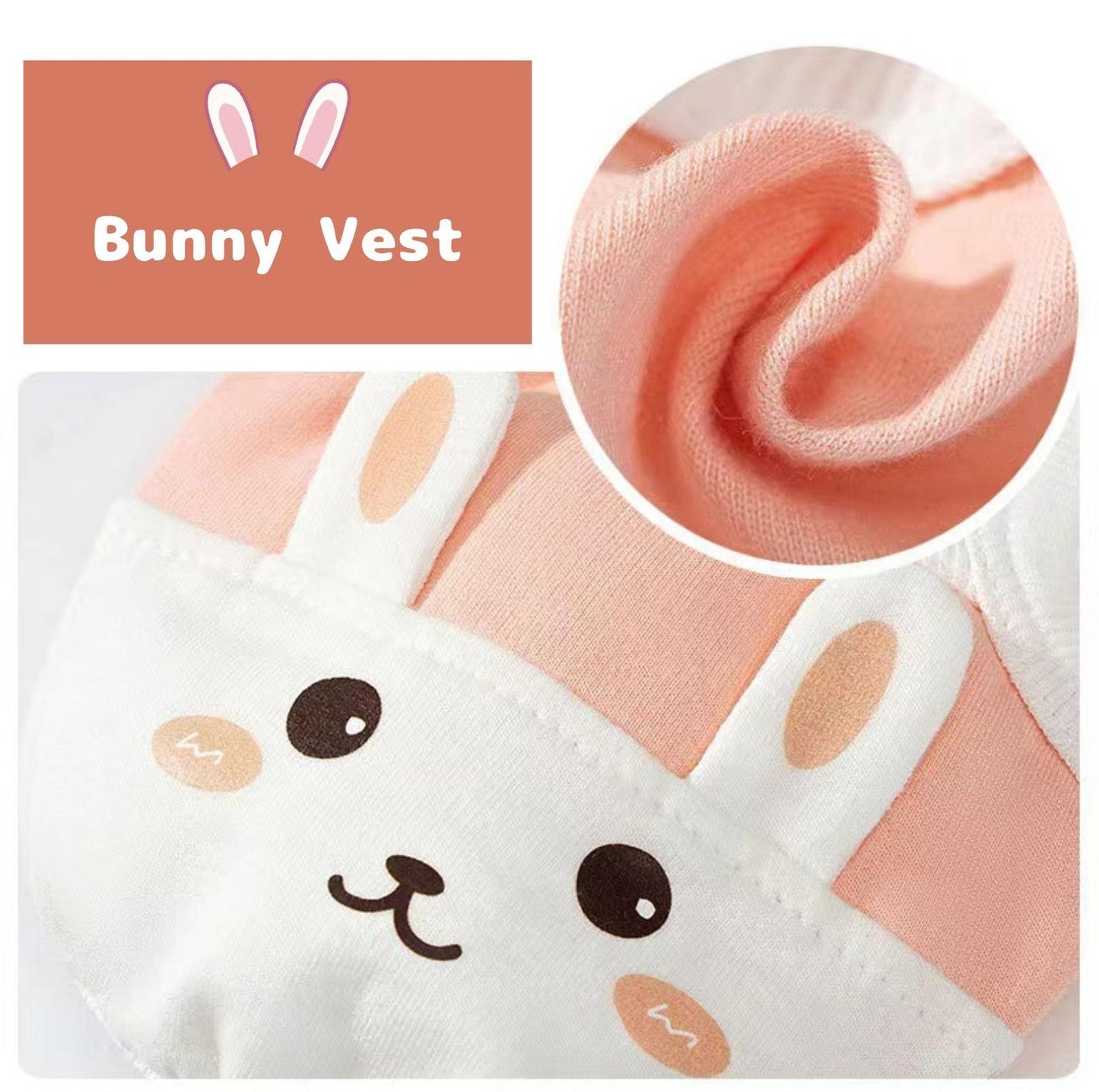 Cute Bunny Pet Summer Vest Pet Apparels - {{product.type}} - PawPawUp