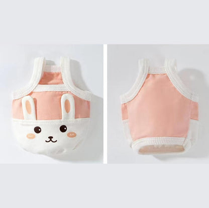 Cute Bunny Pet Summer Vest Pet Apparels - {{product.type}} - PawPawUp