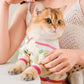 Cute Naval Collar With Colourful Dots Pet Cat T-shirt Pet Apparels - {{product.type}} - PawPawUp