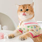 Cute Naval Collar With Colourful Dots Pet Cat T-shirt Pet Apparels - {{product.type}} - PawPawUp