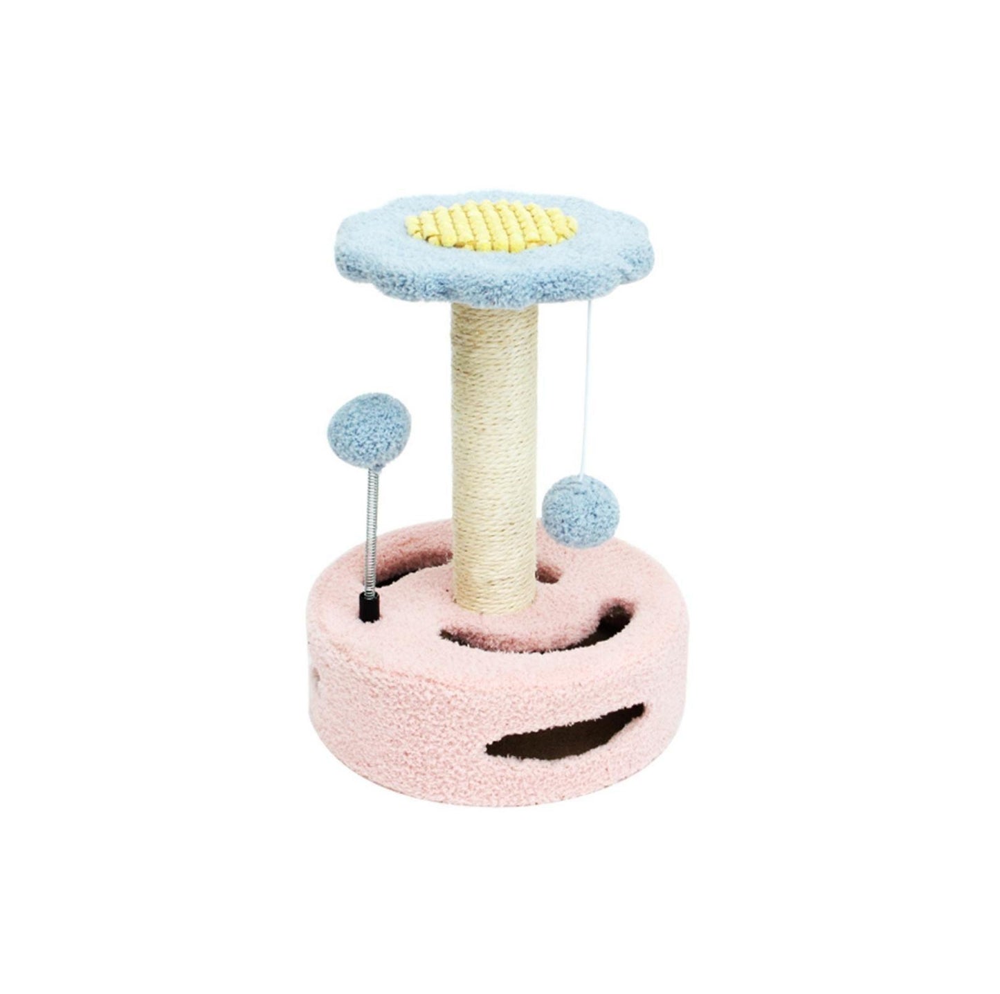 Sunflower Style Small Cat Tree with Scratching Post - {{product.type}} - PawPawUp