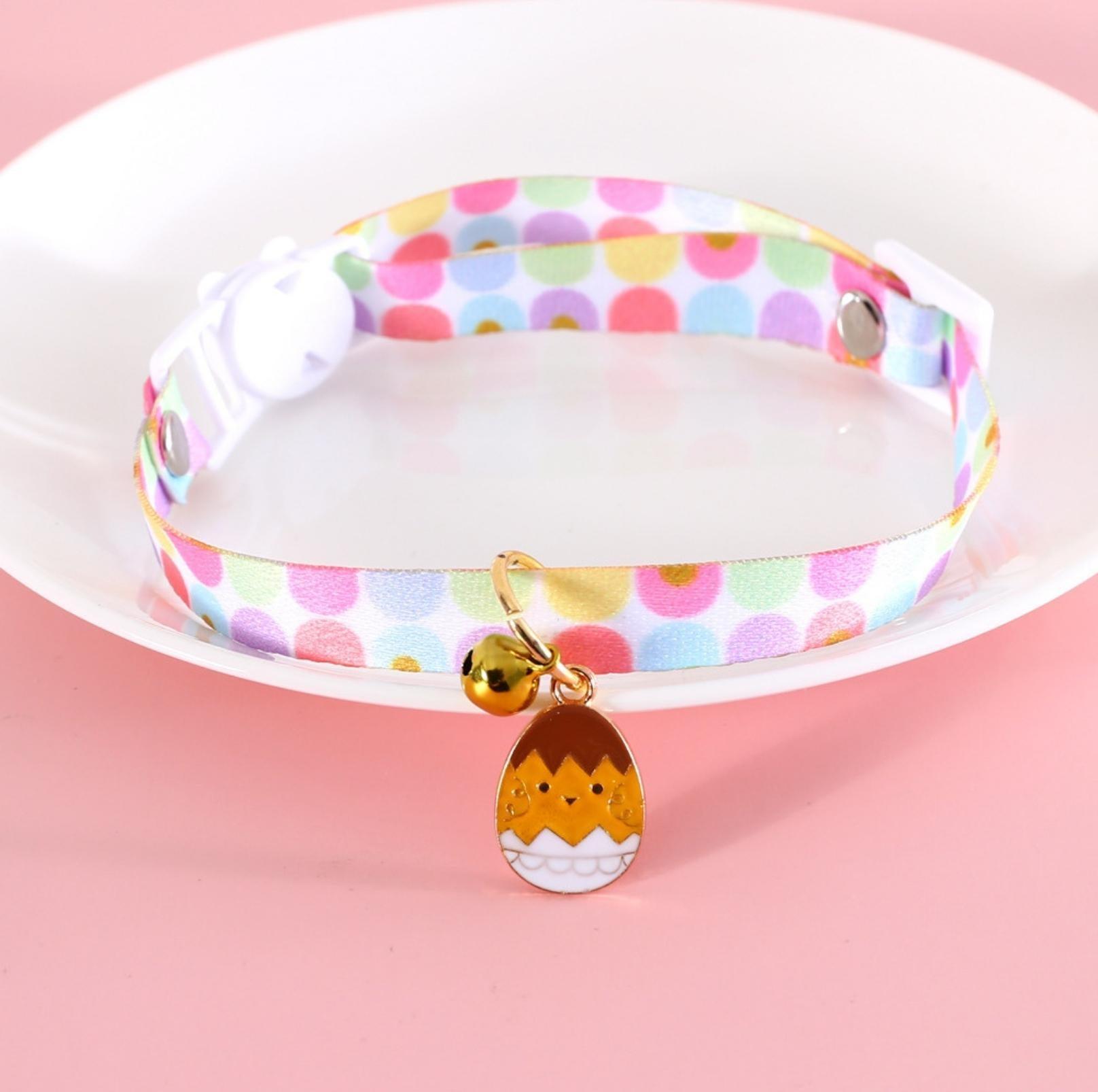 Easter Egg Design Adjustable Pet Collar - {{product.type}} - PawPawUp