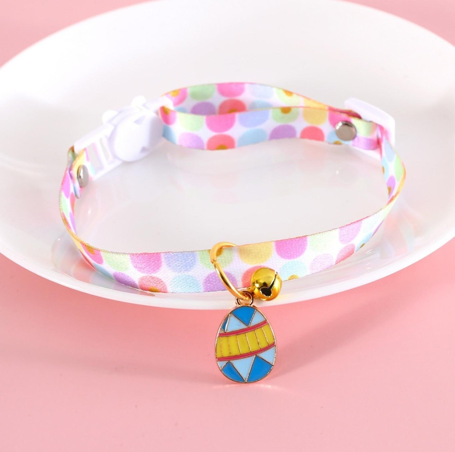Easter Egg Design Adjustable Pet Collar - {{product.type}} - PawPawUp
