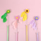 Fairy Daisy Felt Cat Stick Cat Toys - {{product.type}} - PawPawUp