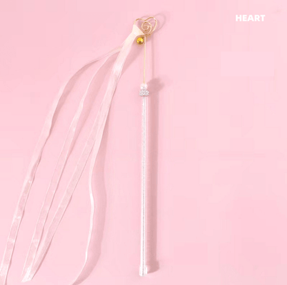 Fairy Ribbon Cat Wand Toy with Bell and Rhinestone - {{product.type}} - PawPawUp