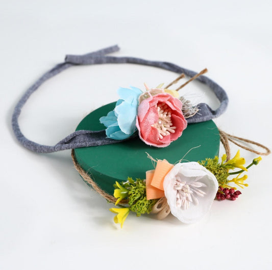 Floral Pet Collar Perfect For Celebrating Wedding And Other Events - {{product.type}} - PawPawUp