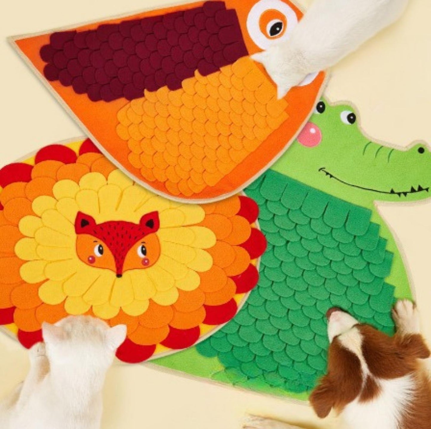 FOFOS Pet Snuffle Mat Cute Animal Styles Dog Boredom Buster - {{product.type}} - PawPawUp