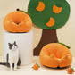 ZeZe Fortune Orange Soft Cat Bed Dog Bed - {{product.type}} - PawPawUp