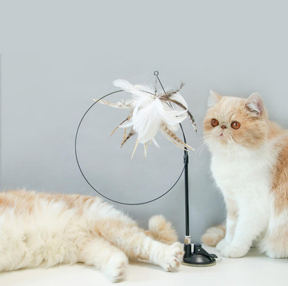 Free Your Hands: Extended Elastic Wire Cat Stick Teaser Cat Toys - {{product.type}} - PawPawUp