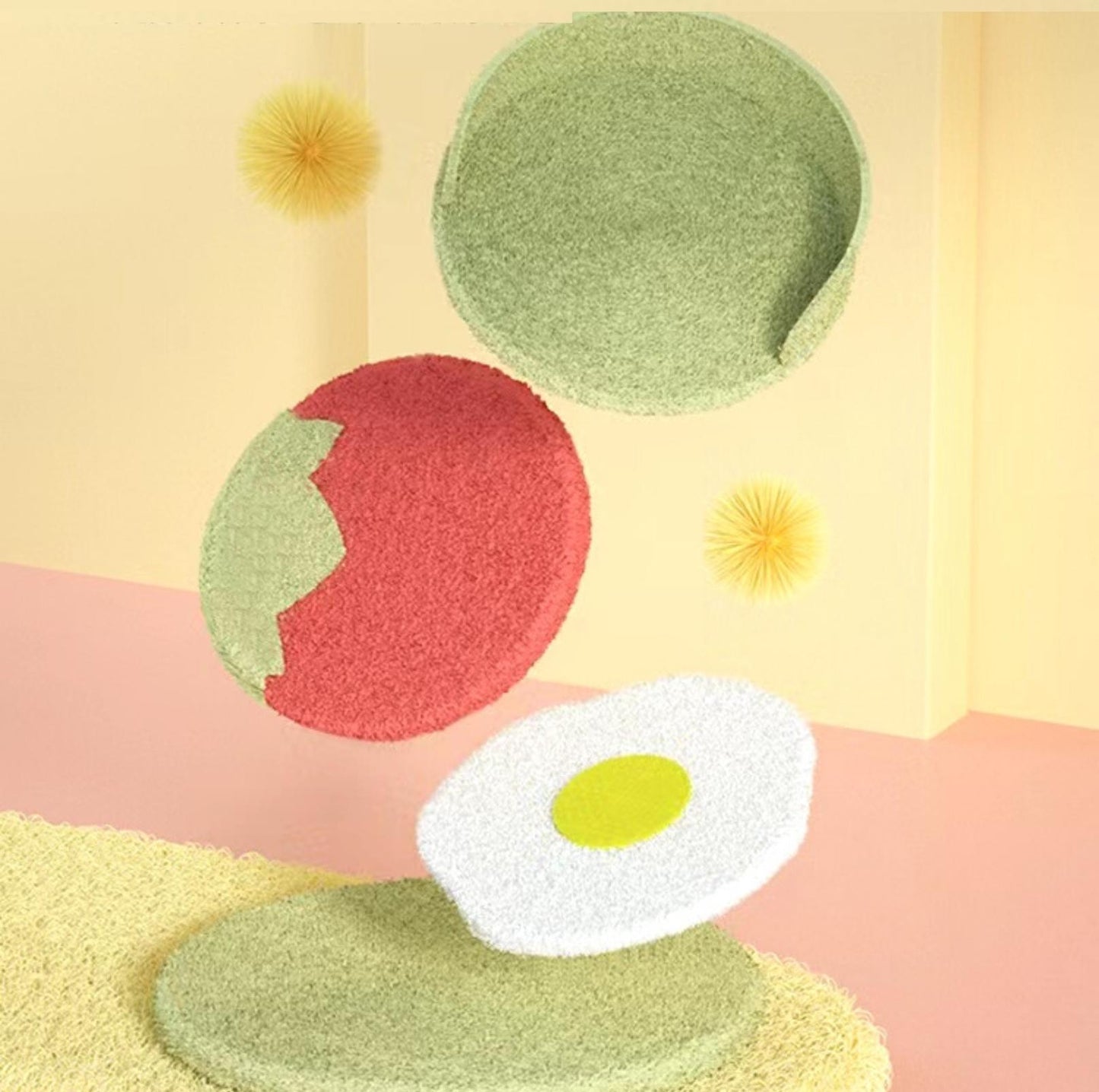 Fried Egg With Tomato Cat Tree Climbing Frame With Scratching Posts - {{product.type}} - PawPawUp