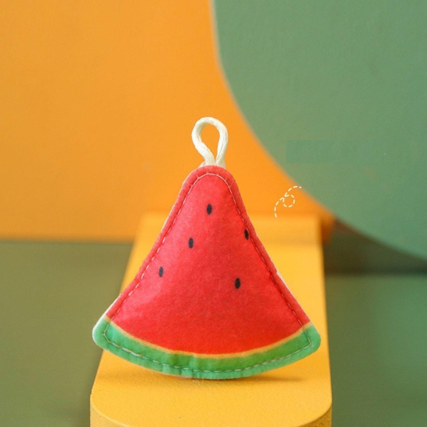 Fruit and Animal Shaped Mint Felt Cat Toy (Cat Stick Charm) - {{product.type}} - PawPawUp