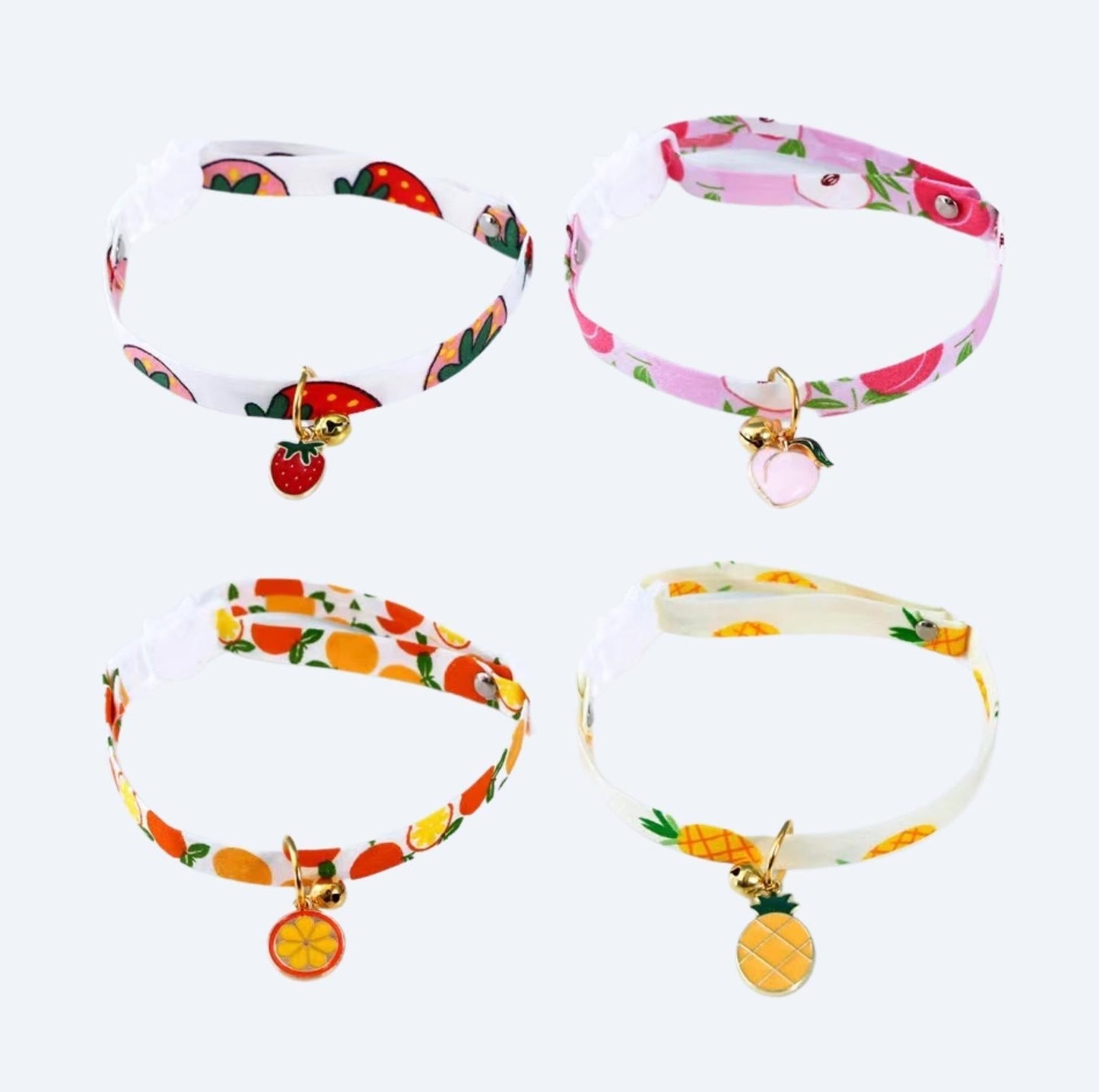 Fruit Series Pendant Style Adjustable Pet Collar - {{product.type}} - PawPawUp