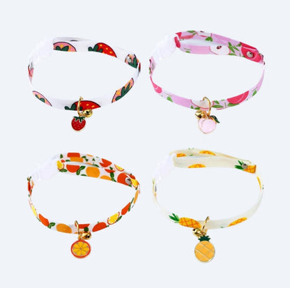 Fruit Series Pendant Style Adjustable Pet Collar - {{product.type}} - PawPawUp