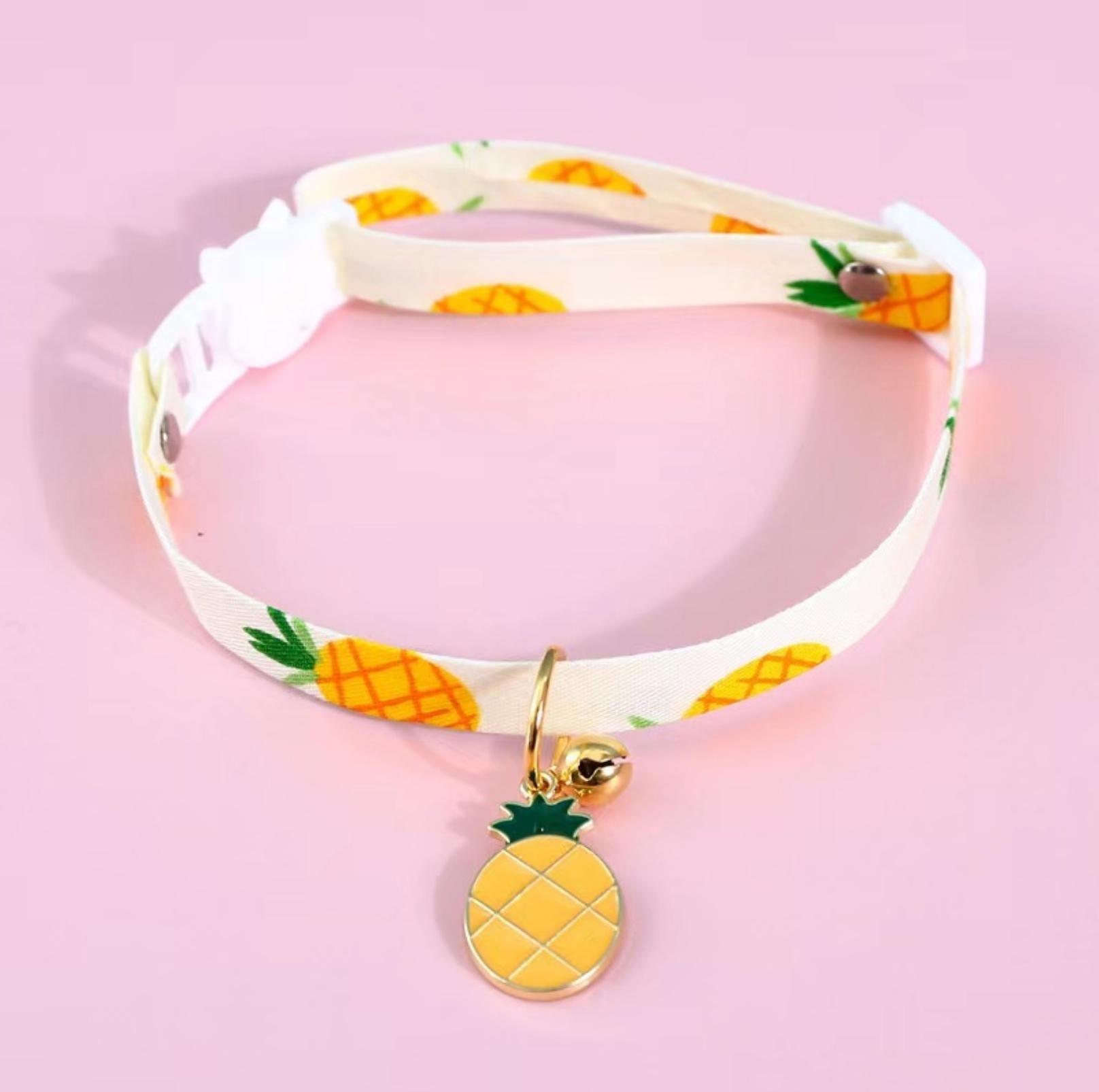 Fruit Series Pendant Style Adjustable Pet Collar - {{product.type}} - PawPawUp