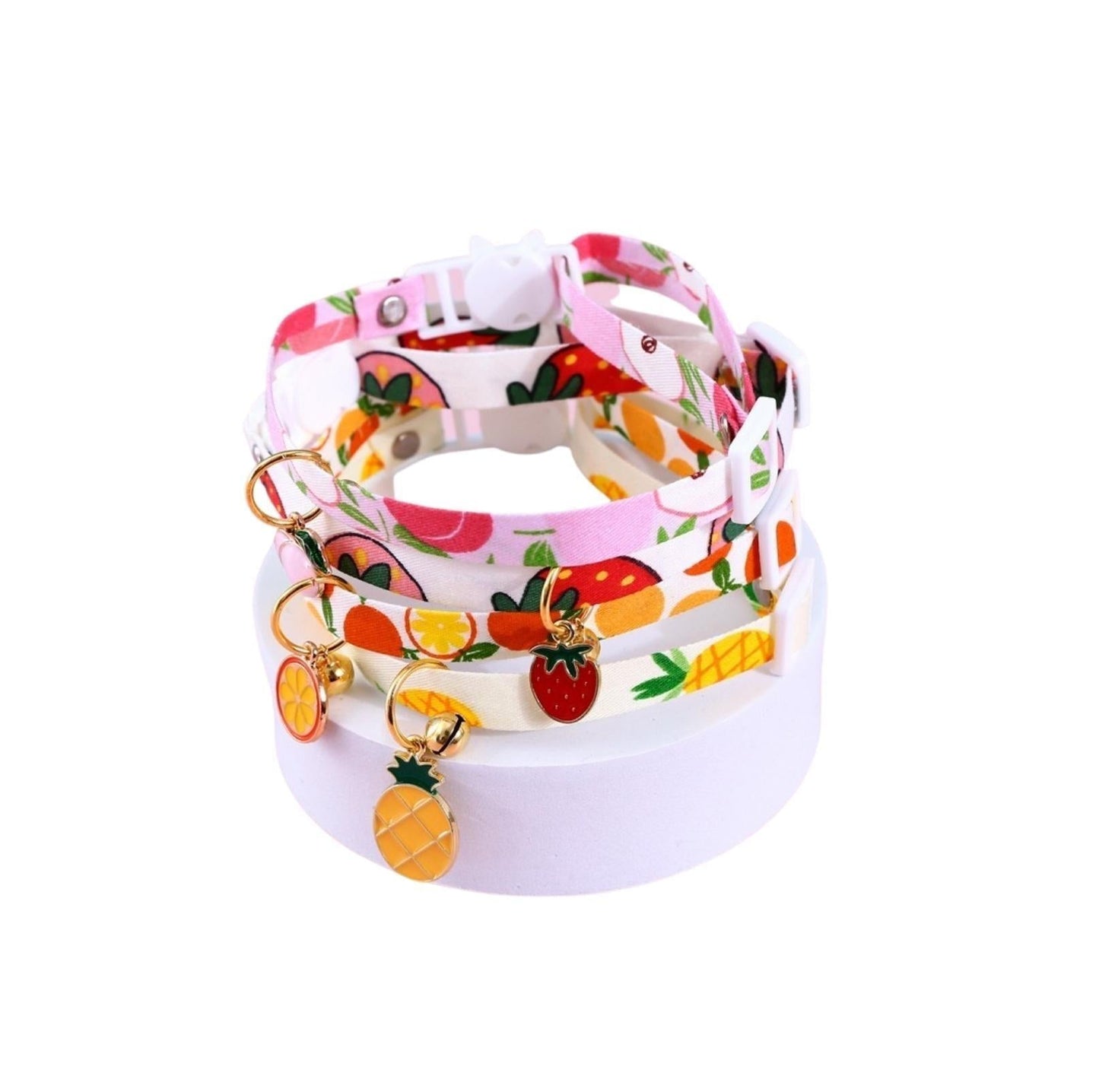 Fruit Series Pendant Style Adjustable Pet Collar - {{product.type}} - PawPawUp