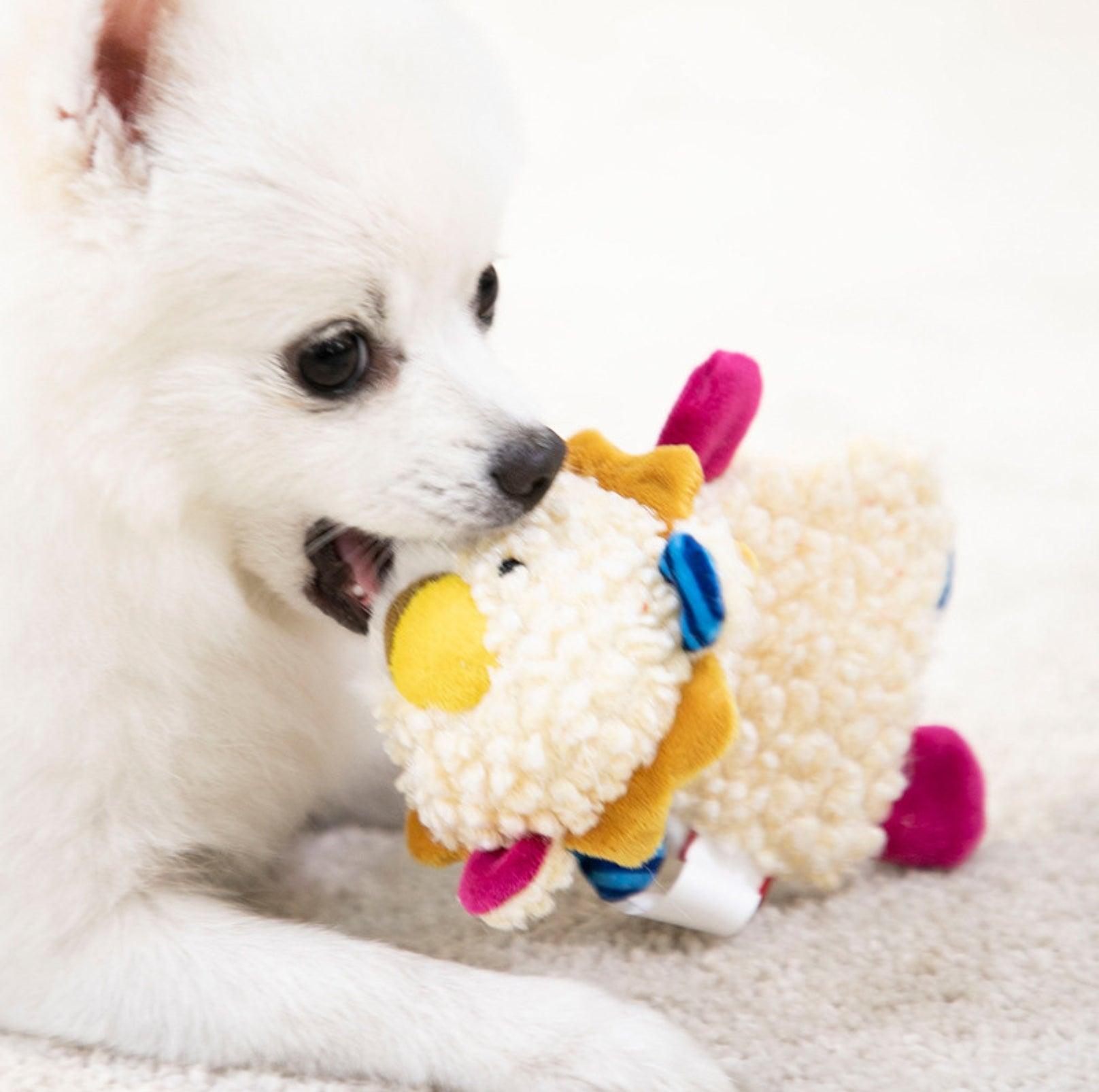 GiGwi Plush Knit - Squeaky and Crackling Interactive Dog Toy - {{product.type}} - PawPawUp