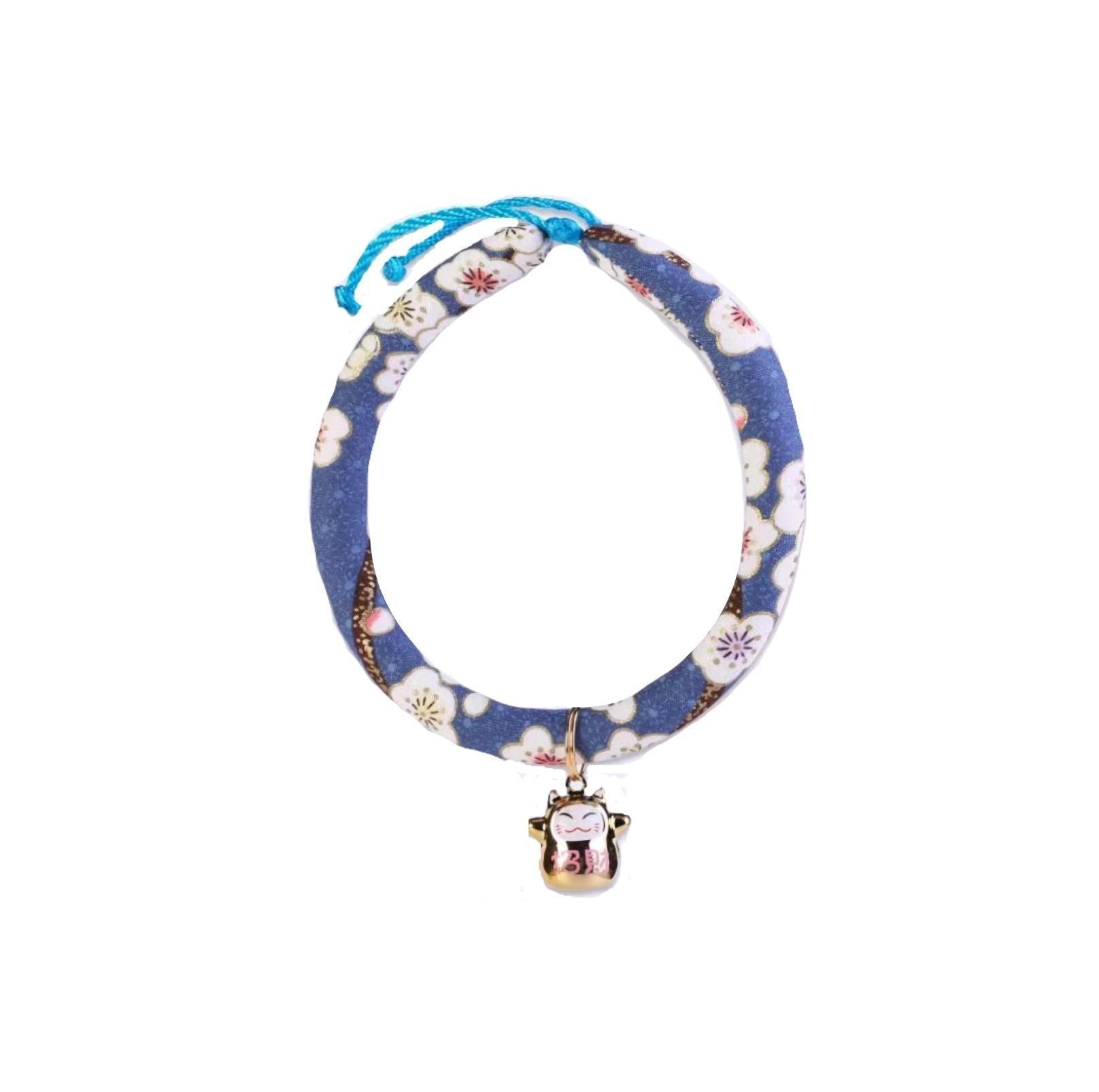 Japanese Style Flower Fusion Pet Collar - {{product.type}} - PawPawUp