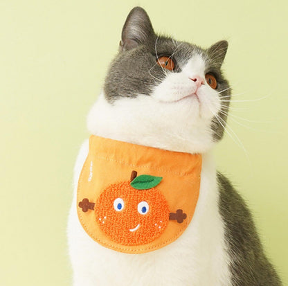 ZeZe Knitted Cartoon Fruit Pet Cat Bib - {{product.type}} - PawPawUp