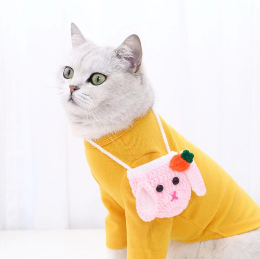 Knitted Cartoon Pet Self-Carrying Pack Style Accessory - {{product.type}} - PawPawUp