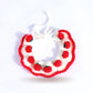 Knitted Cute Strawberry Pet Collar - {{product.type}} - PawPawUp