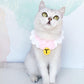 Knitted Pet Bow Bells Adjustable Bib Necklace - {{product.type}} - PawPawUp