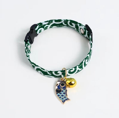 Koi Fish Pendant Adjustable Pet Collar - {{product.type}} - PawPawUp
