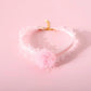 Lace Mink Fur Pompom Pet Necklace - {{product.type}} - PawPawUp
