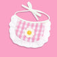 Lace-Trimmed Plaid Pattern Pet Bib Cat And Dog Accessories - {{product.type}} - PawPawUp