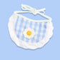 Lace-Trimmed Plaid Pattern Pet Bib Cat And Dog Accessories - {{product.type}} - PawPawUp
