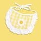 Lace-Trimmed Plaid Pattern Pet Bib Cat And Dog Accessories - {{product.type}} - PawPawUp