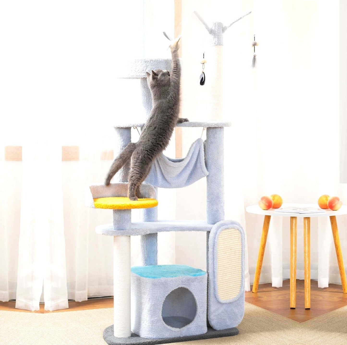 Laputo Palace Multi-functional Cat Tree | Scratching Posts & Lounging Areas - {{product.type}} - PawPawUp