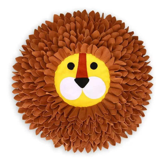 Lion Snuffle Mat - Engaging Snuffle Dog Toys - {{product.type}} - PawPawUp
