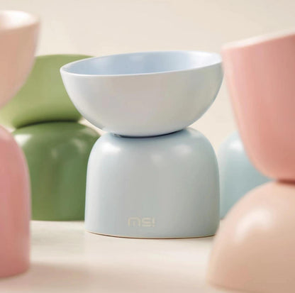 Makesure Sugar Bean Ceramic Double Pet Bowls For Cat and Small Dogs - {{product.type}} - PawPawUp