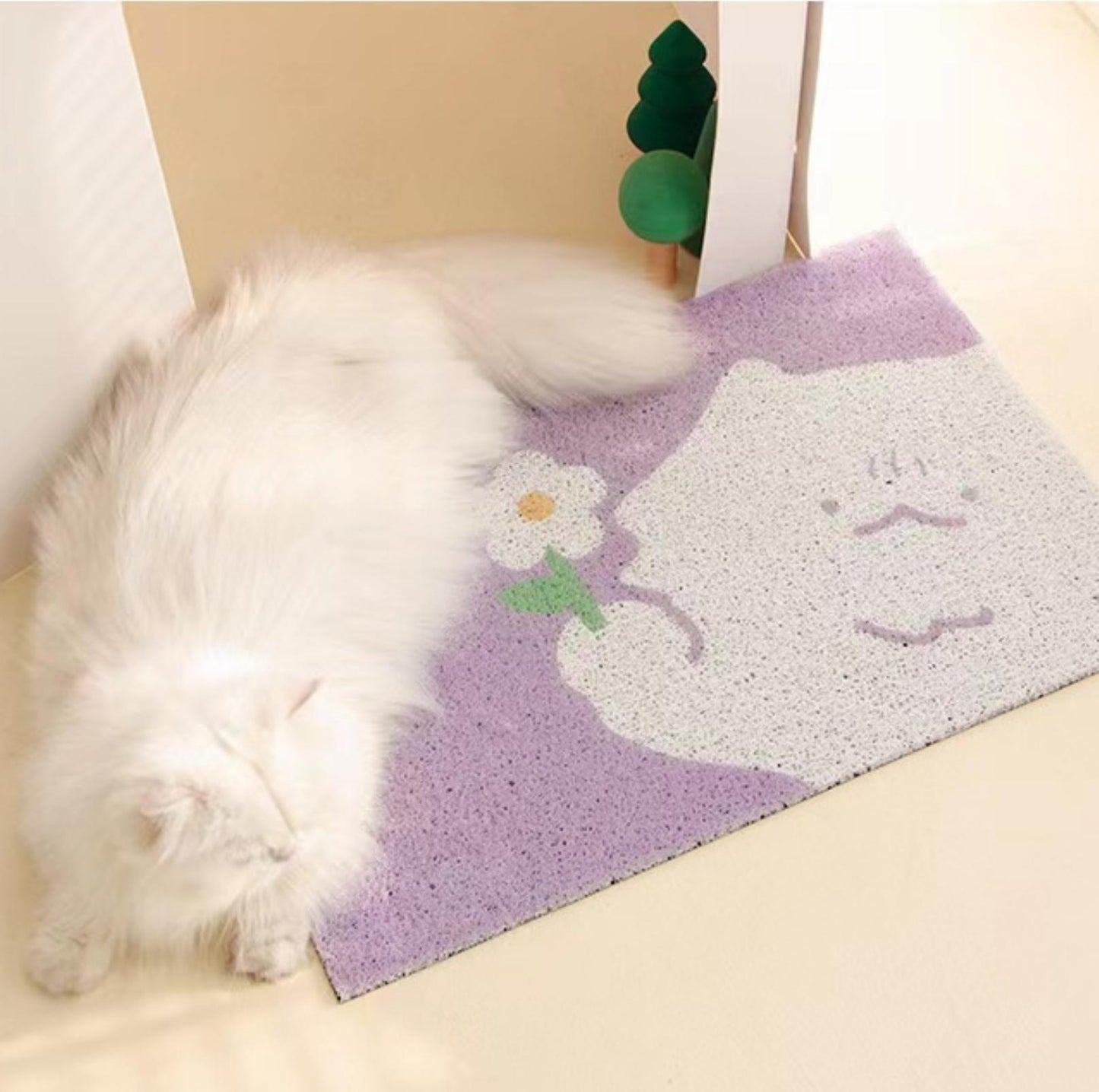 Meoof Flower Series Cat Litter Mat Pet Multi-Functional Mat - {{product.type}} - PawPawUp