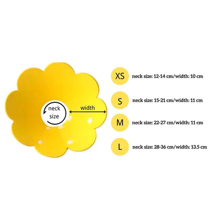 Meoof Sunflower E-Collar - Lightweight & Stylish for Cats & Dogs - {{product.type}} - PawPawUp
