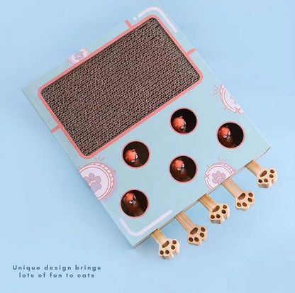 MIAOFAIRY Whack-a-Mole 3-in-1 Cat Scratcher and Toy - {{product.type}} - PawPawUp