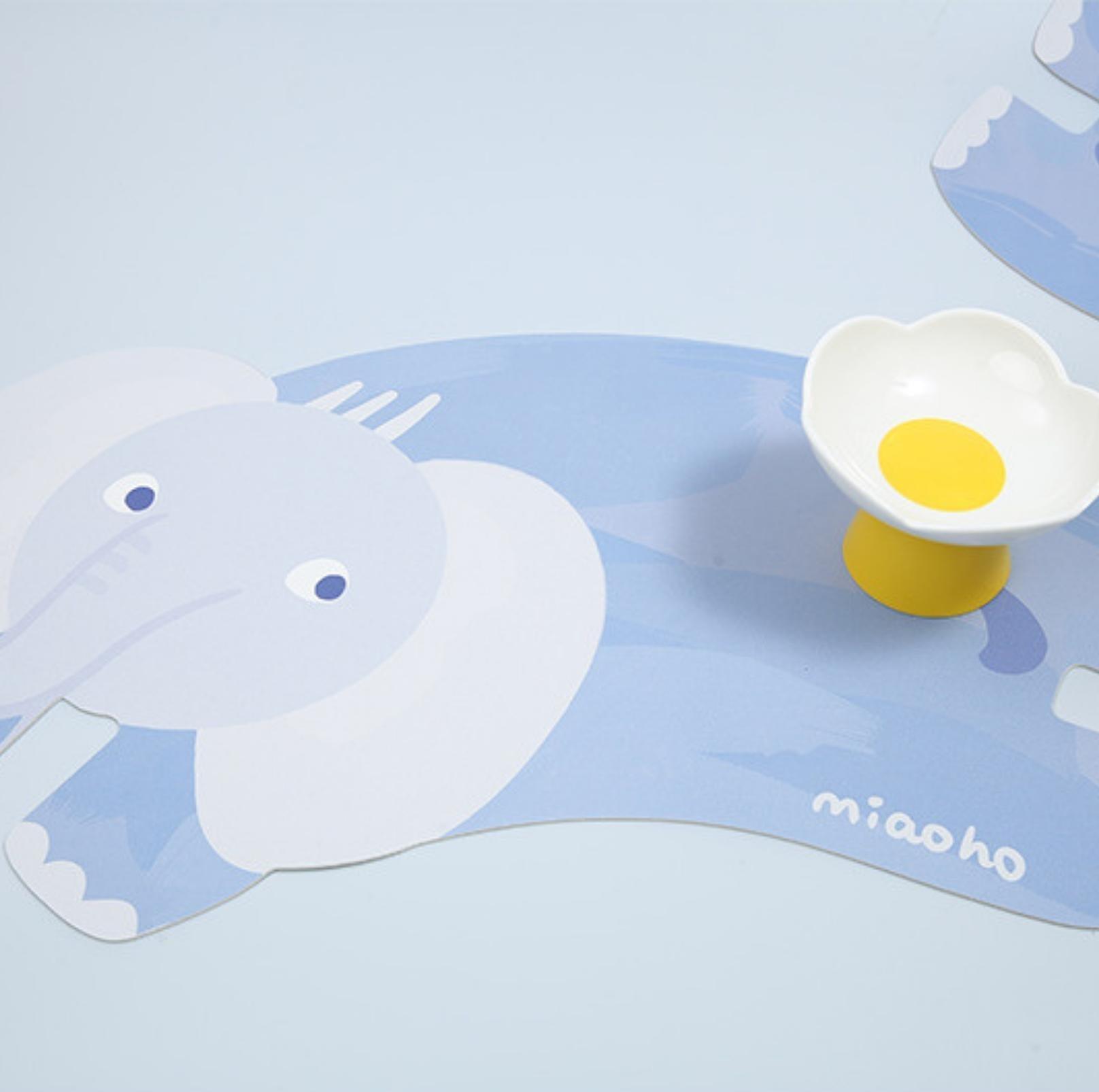 Miaoho Animal Series Water-Proof PVC Pet Food Mat - {{product.type}} - PawPawUp