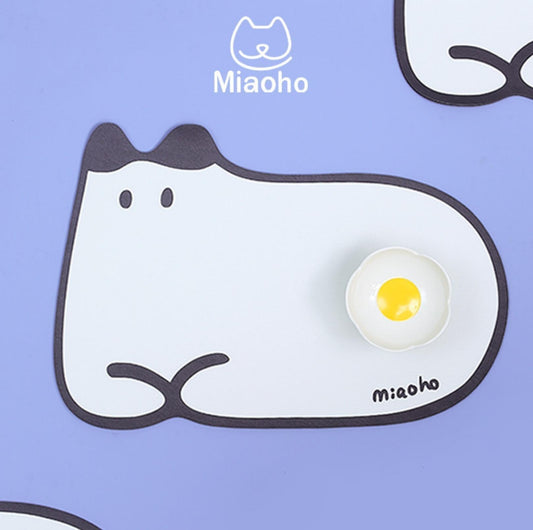 Miaoho Kitty Style PVC Waterproof Pet Food Mat - {{product.type}} - PawPawUp
