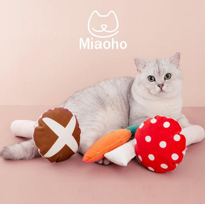 Miaoho Mushroom Shaped Catnip Cat Toys - {{product.type}} - PawPawUp