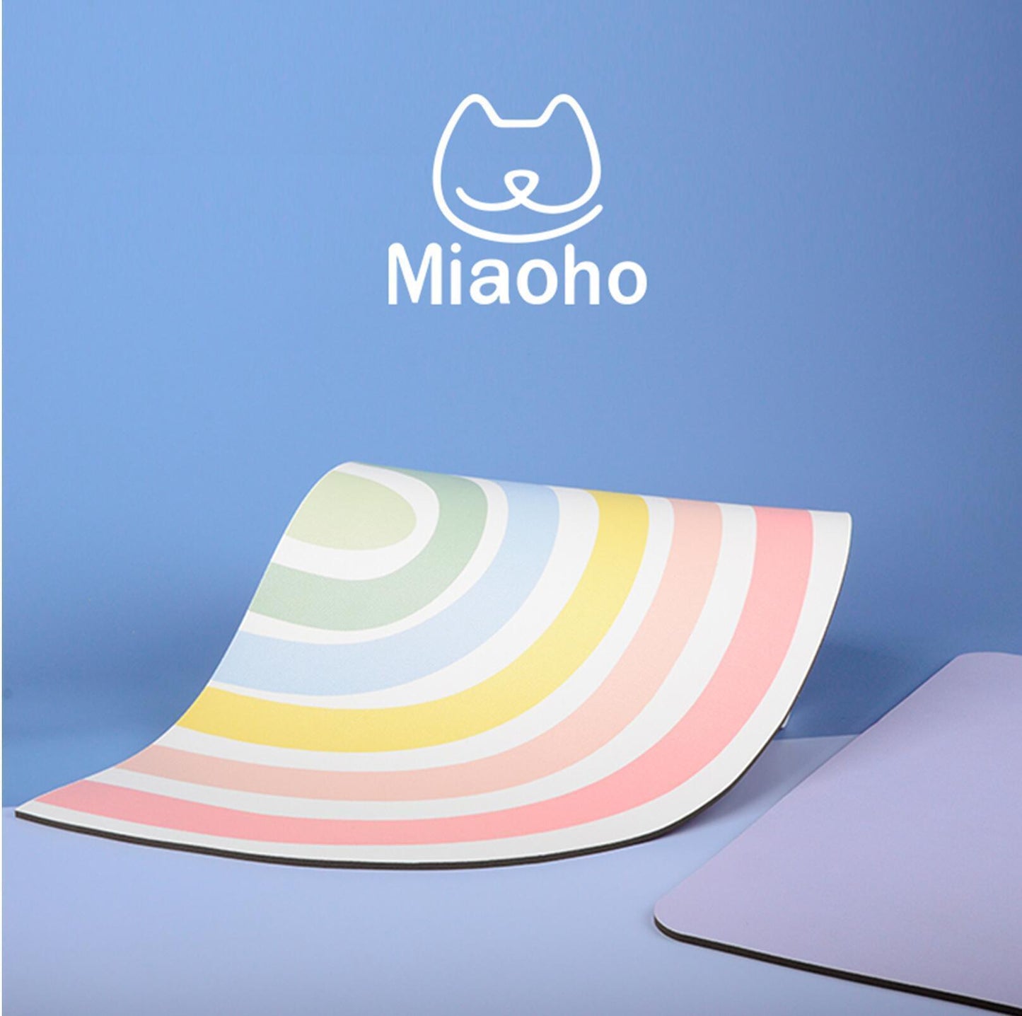 Miaoho Waterproof Rainbow Pet Food Mat - {{product.type}} - PawPawUp