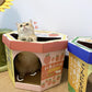 Misspet Ice Cream Box Corrugated Paper Cat Scratcher - {{product.type}} - PawPawUp