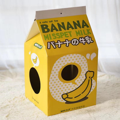Misspet Milk Box | Cat Scratcher and Nest - {{product.type}} - PawPawUp